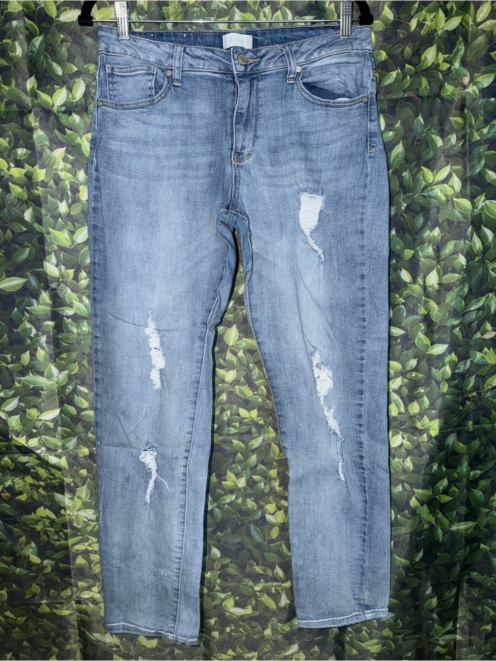 Altar'd State Light Blue Distressed Skinny Jeans